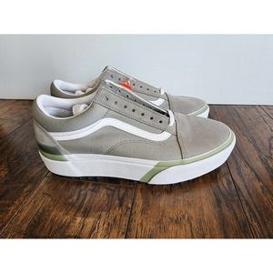 Vans Old Skool Stacked Sneaker Pastel Drizzle True White Size M8.5 W10. N.w.o.b